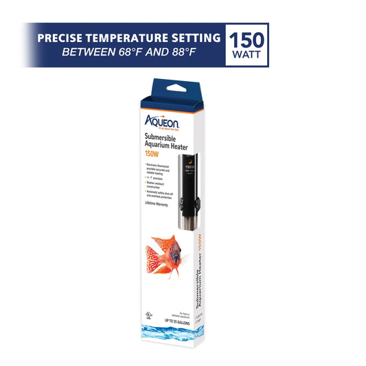 Aqueon Submersible Aquarium Heater | 150 W