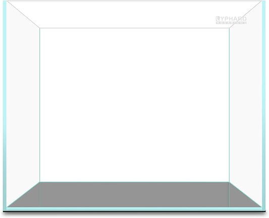3.5 Gallon Rimless Aquarium, Ultra Clear Low Iron Nano Fish Tank for Bettas, Shrimp, L15×W5.5×H9.8 Glass Thickness 5mm with EVA Foam Leveling Mat