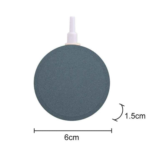 3 PCS 6cm Bubble Tray Aquarium Oxygen Bubble Stone Gas Plate Oxygenation Head Sand Table Oxygen Disk Gas Stone