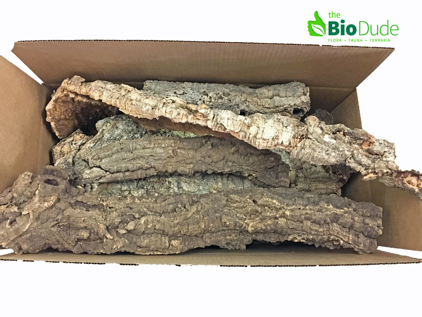 Cork Bark Flats for Reptiles, Amphibians, Plants and Invertebrates