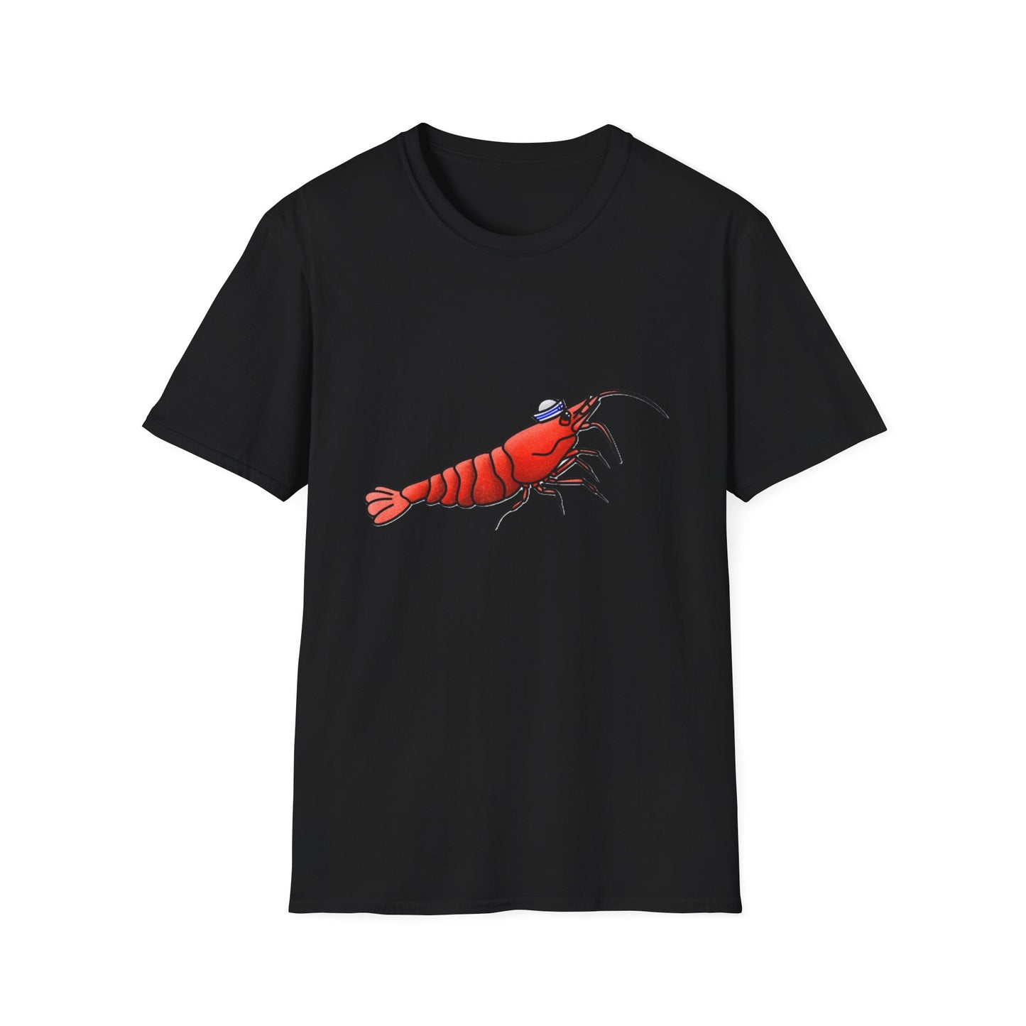 Scholarly Exotics T-Shirt: Ralph the Cherry Shrimp - Scholarly Exotics LLC