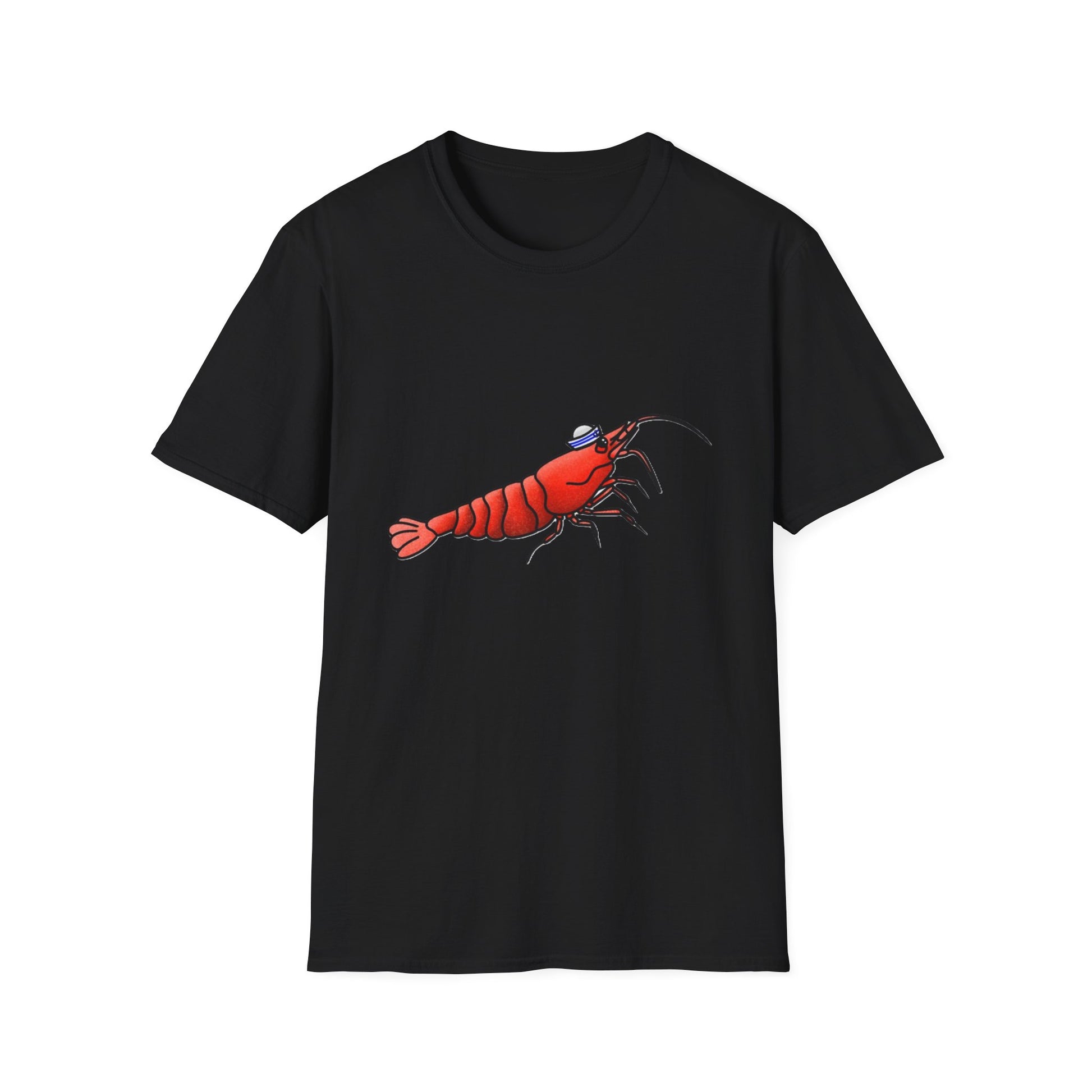 Scholarly Exotics T-Shirt: Ralph the Cherry Shrimp - Scholarly Exotics LLC