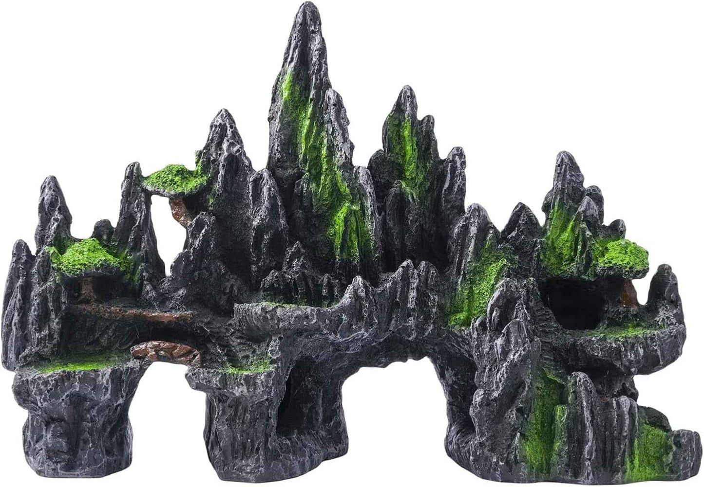 Large Fish Tank Decoration Mountain Cave Bridge Aquarium Ornament