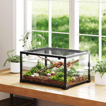 86.3L (22.8 Gallon) Glass Vivarium- Easy Assembly