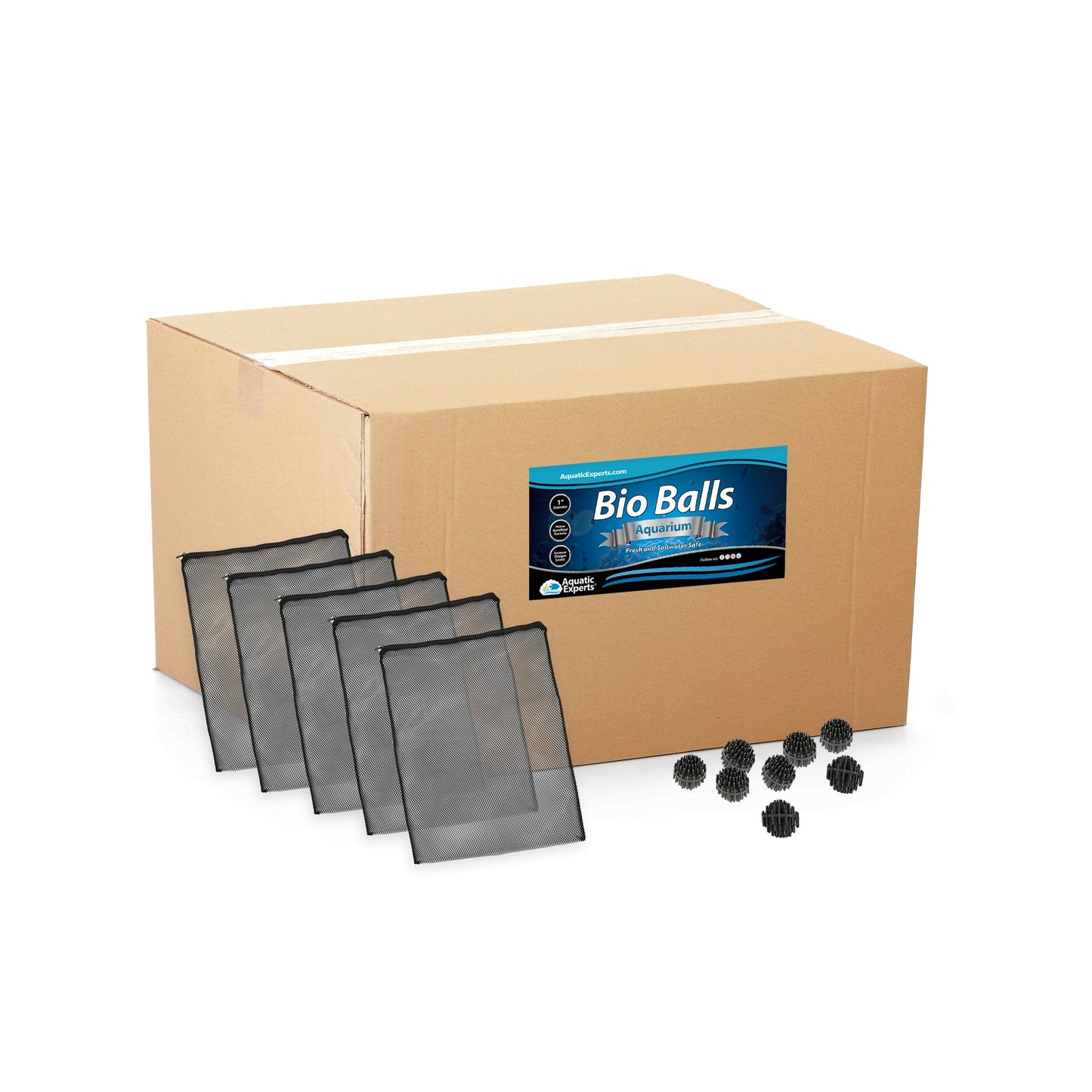 1-Inch Bio Balls Filter Media for Aquarium and Pond Filters