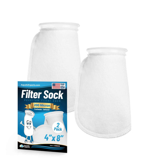 4" Ring Aquarium Filter Sock 200 Micron for Saltwater Aquariums