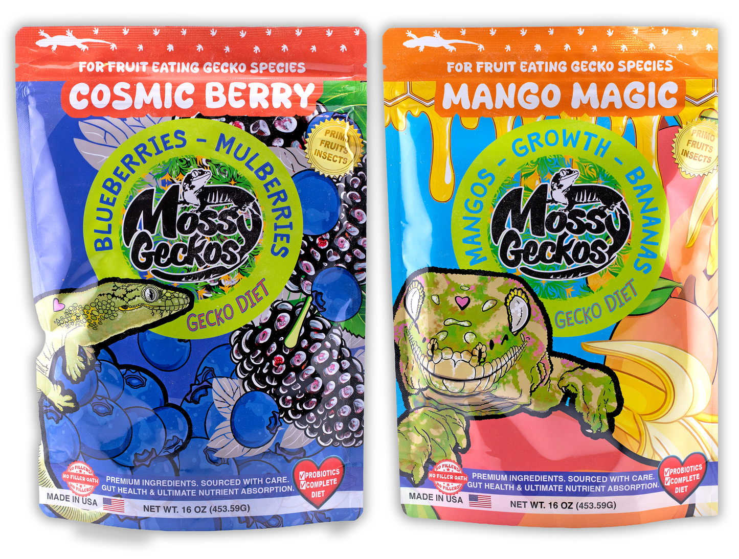 16 oz Complete Gecko Diets by Mossy Geckos | 2 Pack