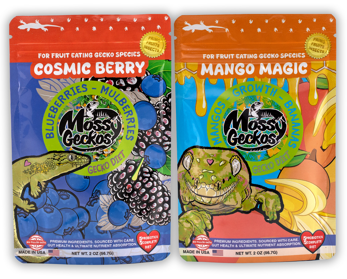 2oz Complete Gecko Diets by Mossy Geckos | 2 Pack