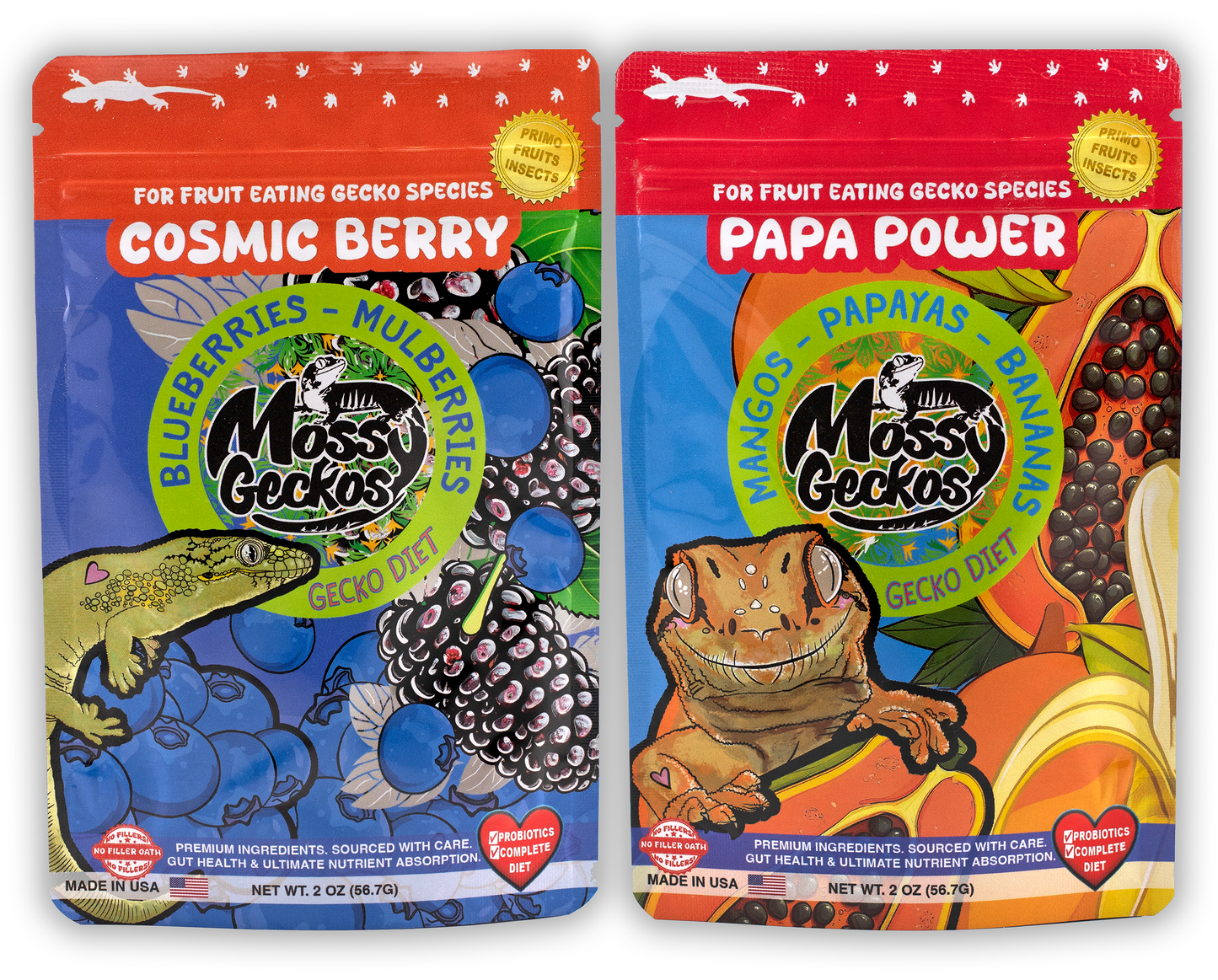 2oz Complete Gecko Diets by Mossy Geckos | 2 Pack