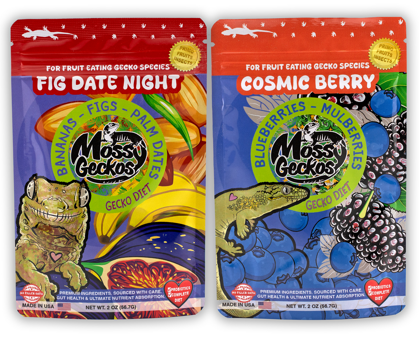 2oz Complete Gecko Diets by Mossy Geckos | 2 Pack