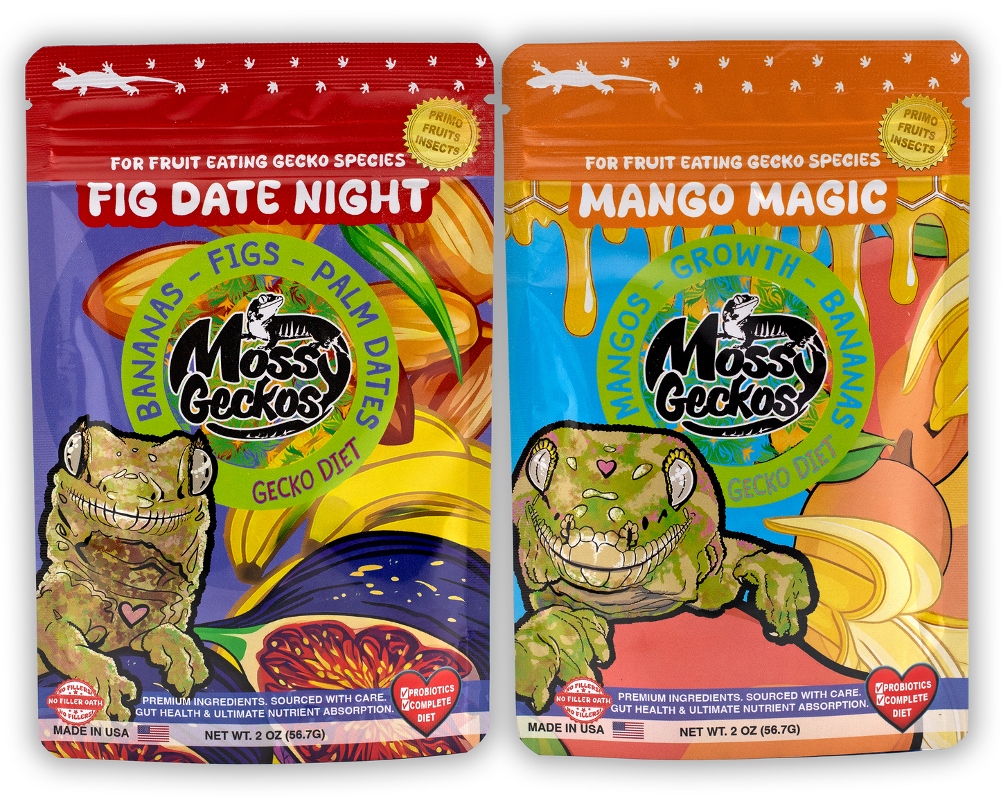 2oz Complete Gecko Diets by Mossy Geckos | 2 Pack