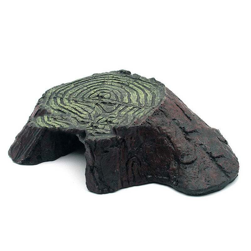 Resin Tree Stump Hideout & Basking Platform
