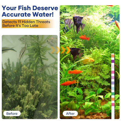 Aquarium Test Strips 11 in 1 Water Test Kit | 950 Tests