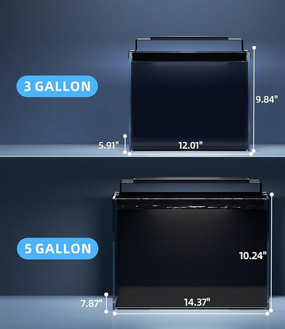 5 Gallon Fish Tank Complete Aquarium Kit