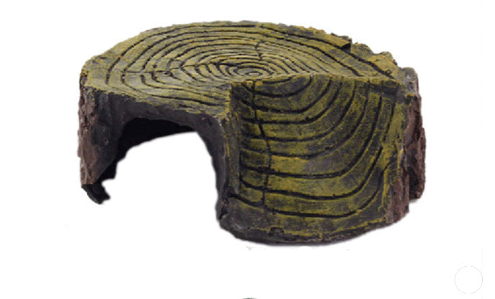 Resin Tree Stump Hideout & Basking Platform