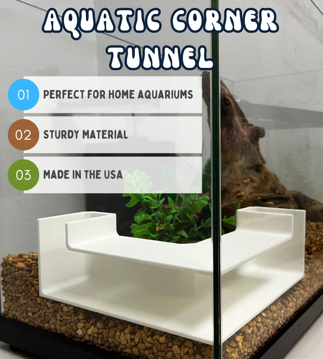 Aquarium Underground XL Corner Tunnel