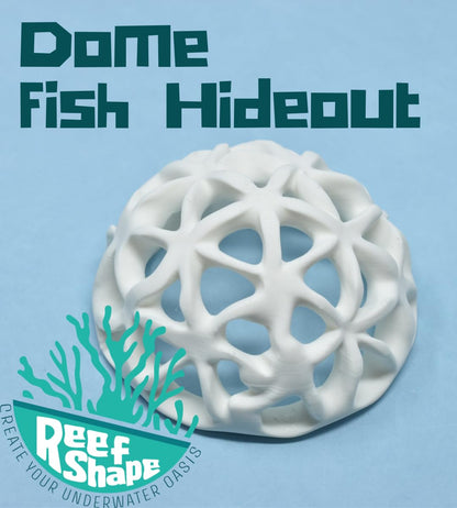 Chatelet REEFSHAPE - Dome Fish or Shrimp Aquarium Hideout | Aquarium Reef Decor & Viewing Dome | Made in USA