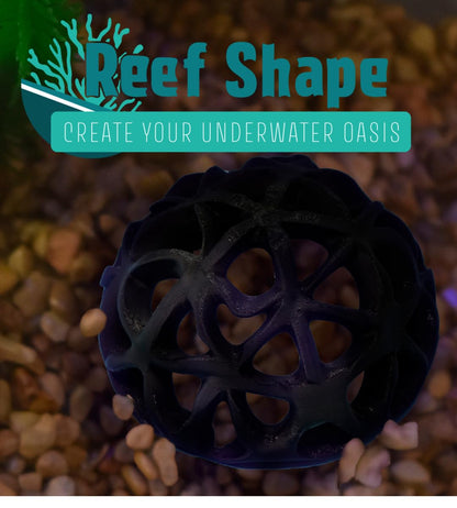 Chatelet REEFSHAPE - Dome Fish or Shrimp Aquarium Hideout | Aquarium Reef Decor & Viewing Dome | Made in USA