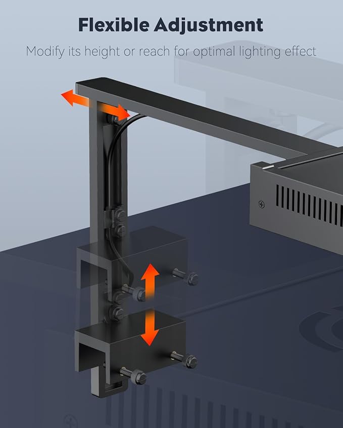 Pawfly 50 W Saltwater Aquarium Light for SPS & LPS Corals, Clip-On Dimmable LED