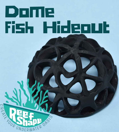 Chatelet REEFSHAPE - Dome Fish or Shrimp Aquarium Hideout | Aquarium Reef Decor & Viewing Dome | Made in USA