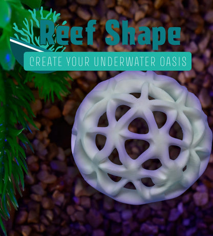 Chatelet REEFSHAPE - Dome Fish or Shrimp Aquarium Hideout | Aquarium Reef Decor & Viewing Dome | Made in USA