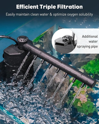 Pawfly 5 Gallon Complete Aquarium Kit