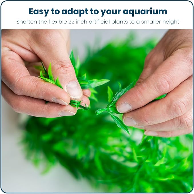 Artificial Aquarium Plant Set | 3 Pieces