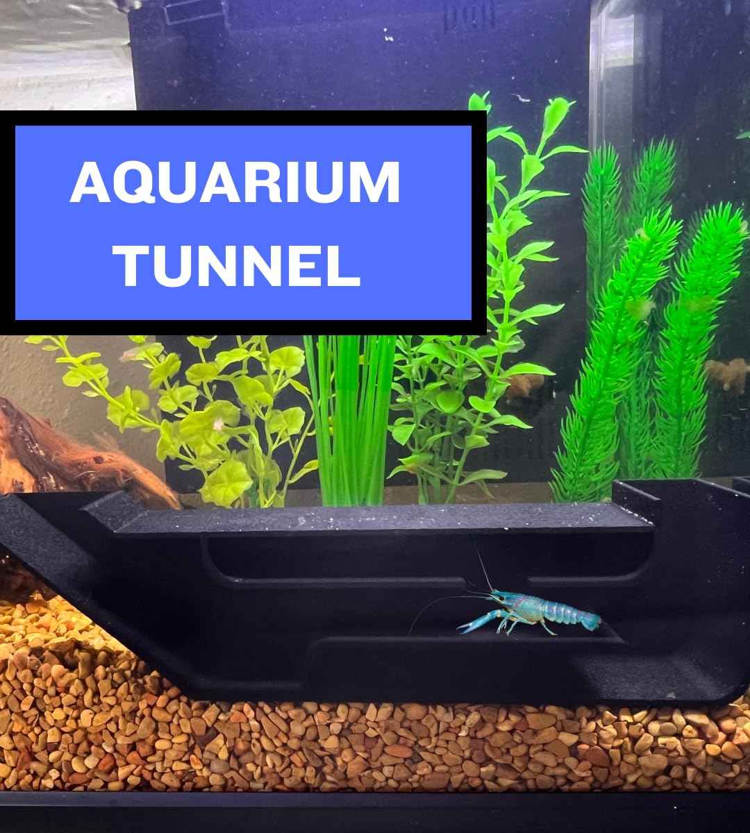 Chatelet REEFSHAPE Aquarium X-Large Underground Tunnel | Fish & Shrimp Hideout for Aquariums | Unique Underground Viewing Tunnel | 9.75" X 2.5" | Made in USA (XL)
