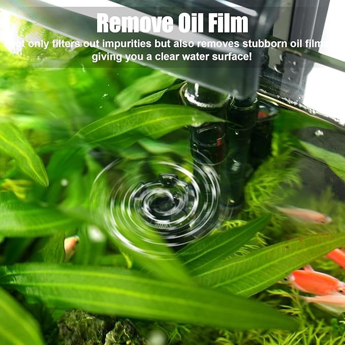 AQQA Hang-on-Back Aquarium Filter 5-20 Gallon (5W 80GPH)