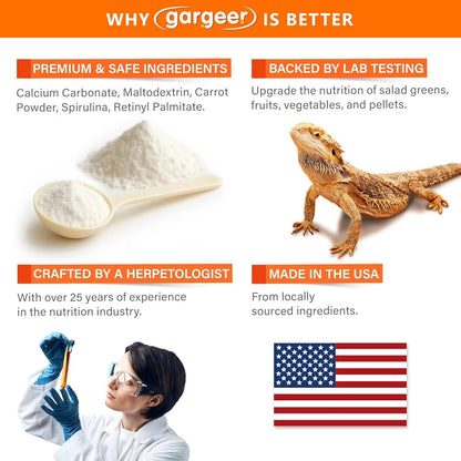 Gargeer Vitamin A+ All Reptiles Supplement