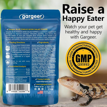 Gargeer Blue Tongue Skink Salad Topper