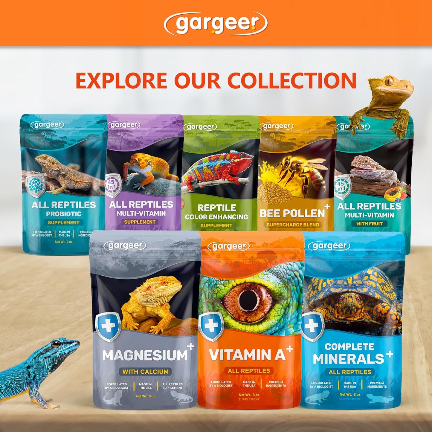 Gargeer Vitamin A+ All Reptiles Supplement