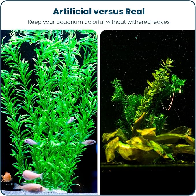 Artificial Aquarium Plant Set | 3 Pieces