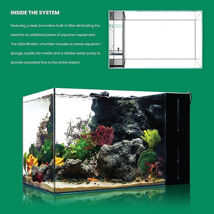 Ultum Nature Systems Dual AIO Complete Aquarium Kit | 9 Gallon