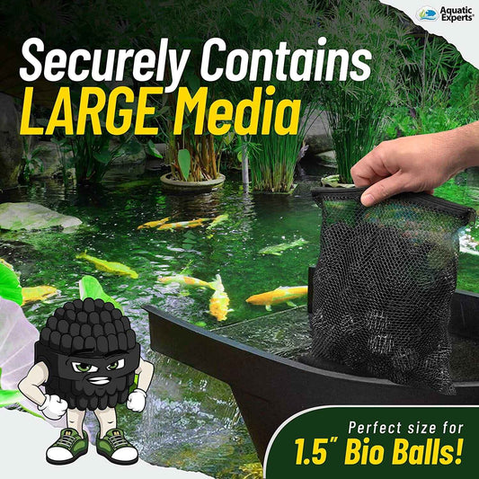 Mesh Filter Bags for Bio Balls – Aquarium & Pond Filtration