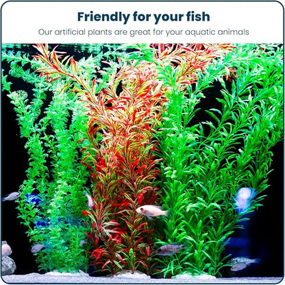 Artificial Aquarium Plant Set | 3 Pieces