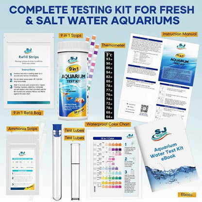 Aquarium Test Strips 11 in 1 Water Test Kit | 950 Tests