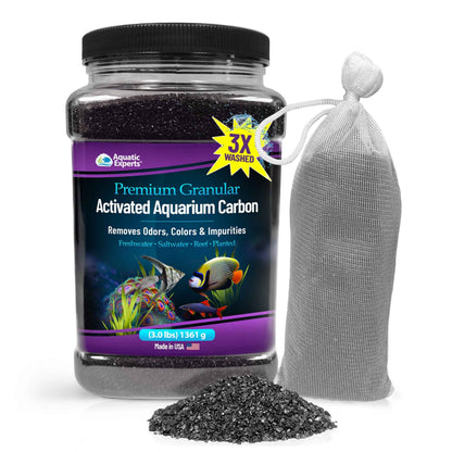 Activated Carbon - Aquarium Filter Charcoal Media for Odor Removal