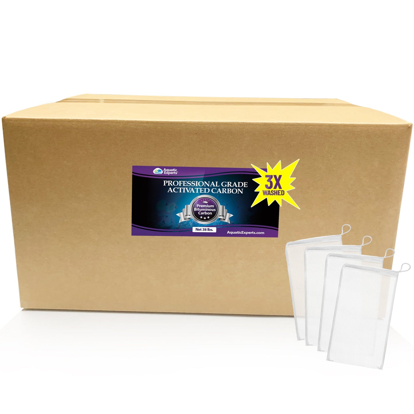 Activated Carbon - Aquarium Filter Charcoal Media for Odor Removal