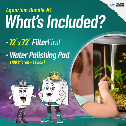 Aquarium Clarity Starter Bundle – Filter Pad + Polishing Pad