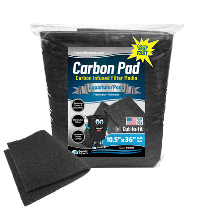 Activated Carbon Filter Pad – Premium 3/8"–1/2" Thick Media