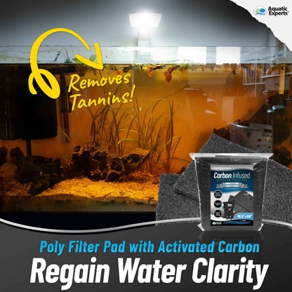 Activated Carbon Filter Pad – Premium 3/8"–1/2" Thick Media