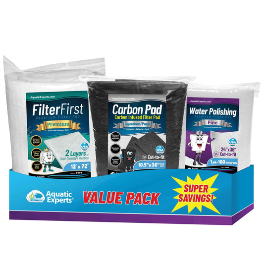 Aquarium Clarity Ultimate Bundle – Carbon & Filter Pads