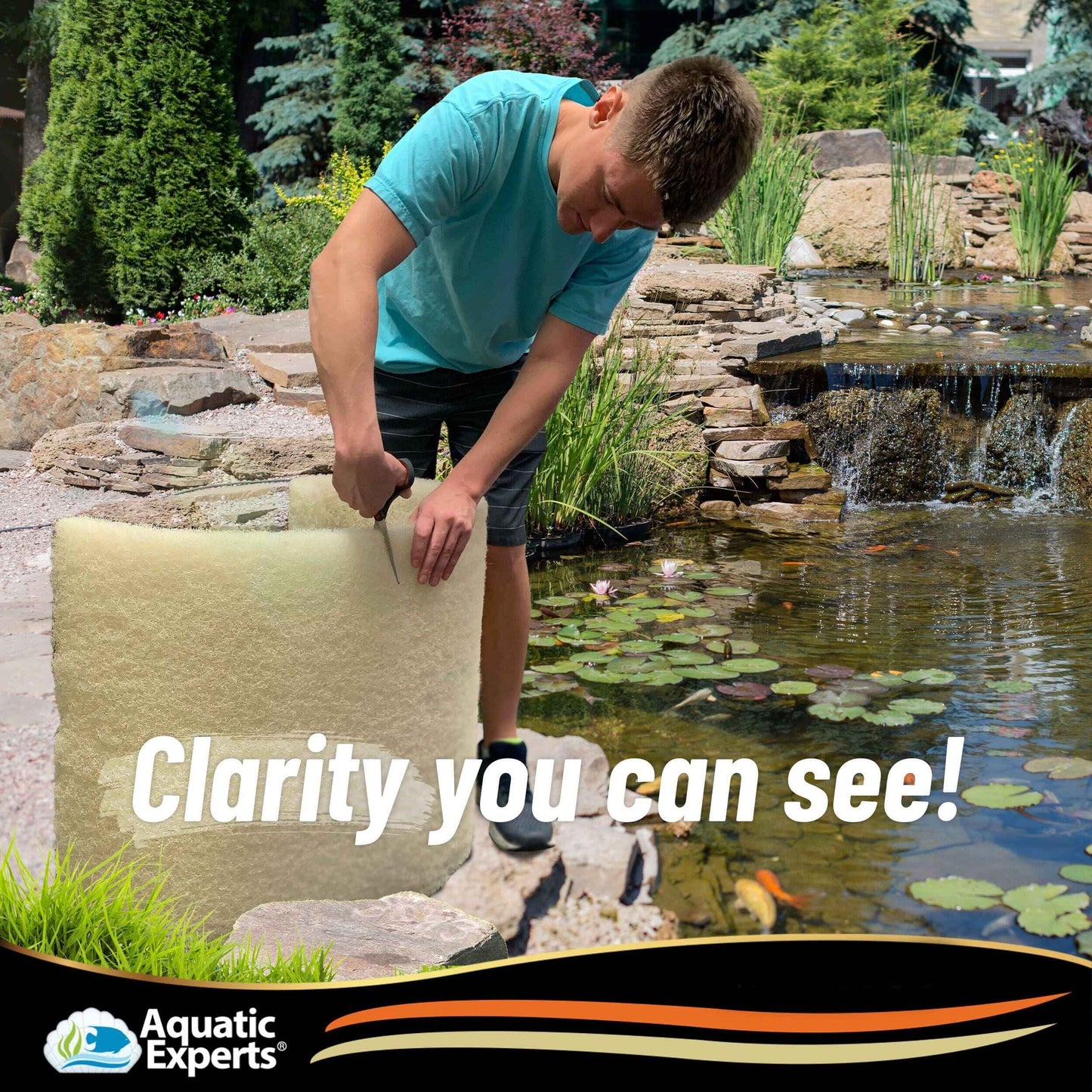 Clear & Healthy Pond Bundle - Carbon Filter, Bio Balls & Pad Kit