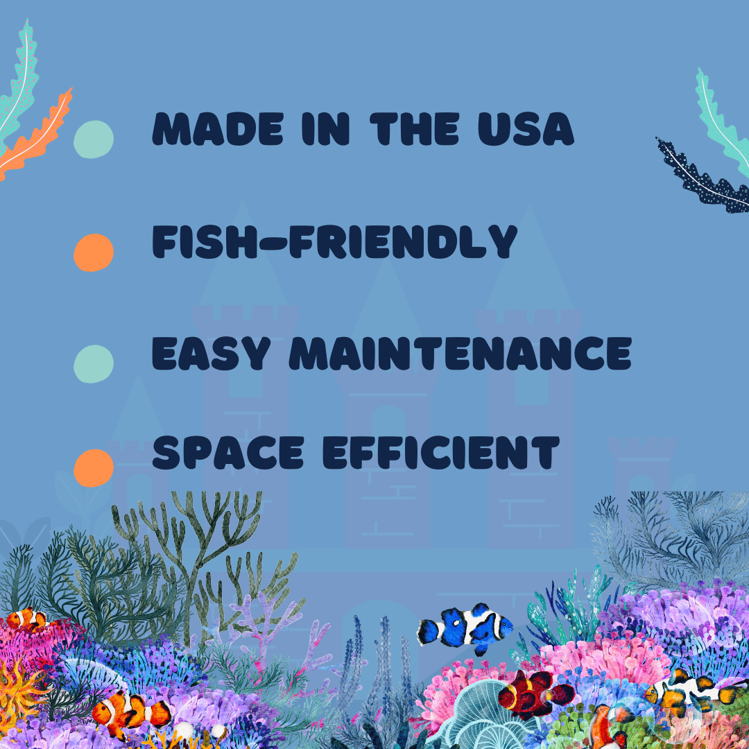 Aquarium Coral Reef Dome - Aquarium Reef Replica for Fish, Shrimp