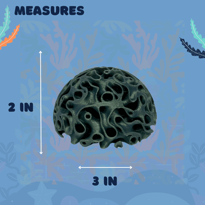 Aquarium Coral Reef Dome - Aquarium Reef Replica for Fish, Shrimp