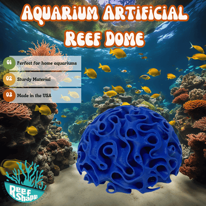 Aquarium Coral Reef Dome - Aquarium Reef Replica for Fish, Shrimp
