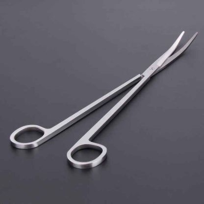 3 in 1 Stainless Steel Scissors, Tweezers and Clip, Tree Plant Grass Miniatures Aquarium Fish Tank Landscape Trim Tools