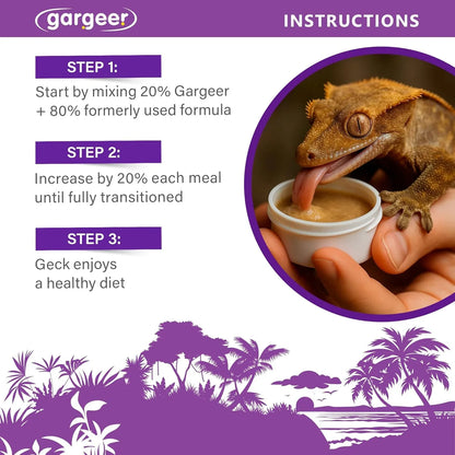 Gargeer 'Picky Geck' Wildberry Burst - Premium Crested Gecko Food | Antioxidant & Immune Support Formula