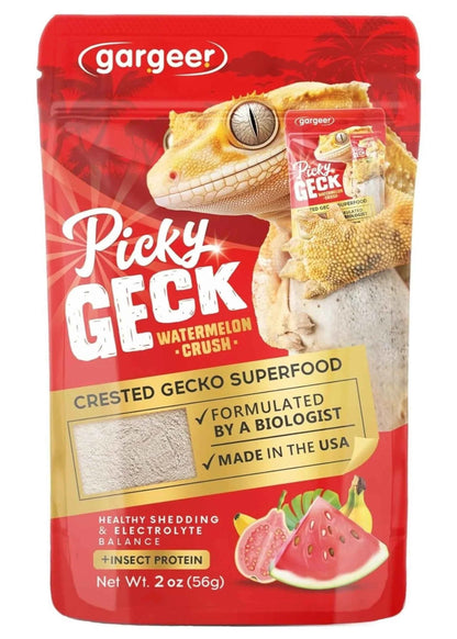 Gargeer 'Picky Geck' Watermelon Crush - Premium Crested Gecko Food | Hydration & Circulation Support